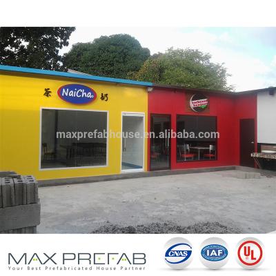 China Modular Prefab Car Park T House 4 Container Cafe For Sale T83 for sale