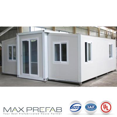 China Site Office 2 Bedrooms Portable Ready Made Expandable Container Home Folding Home Plans for sale