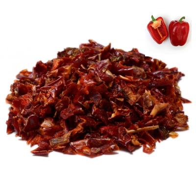 China Dried Cut Dry Vegetable Spice Seasoning Dehydrated Dried Red Paprika for sale