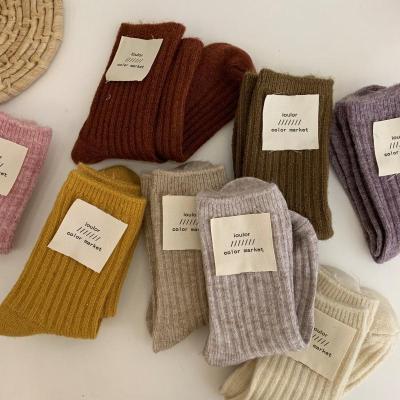 China Fashion QUICK DRY winter fiber women thermal wool thongs cashmere socks wholesale for sale