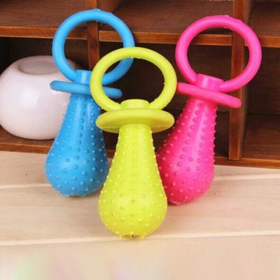 China High Quality Viable Toys Tooth Chew Shape Nipple Shape Nipple Pet Cleaning Toy for sale