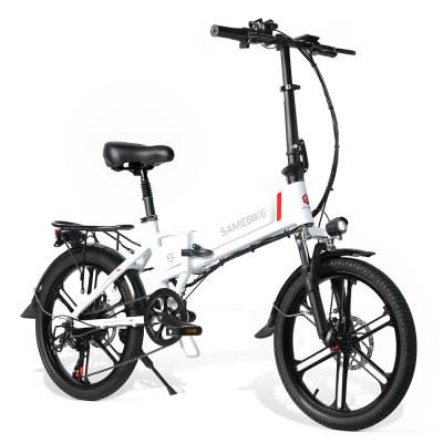 China Aluminum Alloy 48V/10.4Ah 7S Disc Brake Handle LCD Spoke Rim Foldable Electric Bicycle for sale