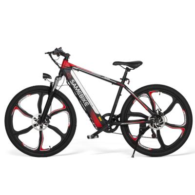 China Aluminum Alloy OEM Sustained 26 Inch 36V/8AH 7S LED Meter Spoke Rim Electric Mountain Bike for sale