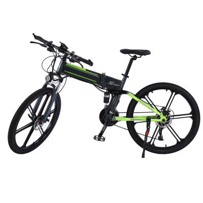 China Aluminum alloy factory 26V 350W cheap aluminum frame folding city electric bike go bicycle unisex for sale