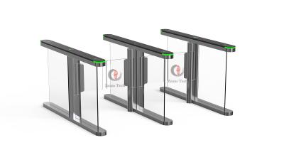 China 10mm Acrylic Automatic Speedlane Swing Turnstile With Alarm Light for sale