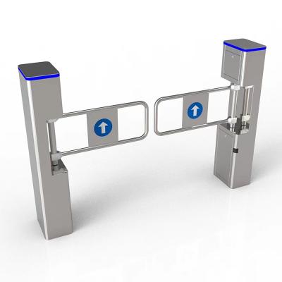 China SUS304 Swing Barrier Turnstile Supermarket Entry Gates 0.2s for sale