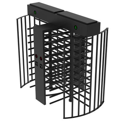 China Puerta giratoria de seguridad Sistema de control de acceso de doble canal Puertas giratorias de altura completa 120 grados en venta