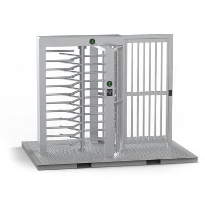 China Portão Equipamento de Controle de Acesso Segurança Duplo Canal RFID Porta de Turnstile de Alturas Totais Porta de Barreira QR RFID à venda