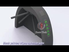 Automatic Access Control Tripod Security Gates Fingerprint Rs485 Communication Interface