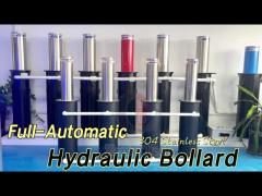 Retractable Hydraulic Rising Bollard for Security Rise Height 600mm-1200mm Thickness 6mm