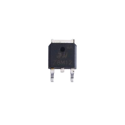 China Brand New SMD 78M12 TO-252 12VOTAGE 0.5A Three-terminal 78M12 Regulator for sale