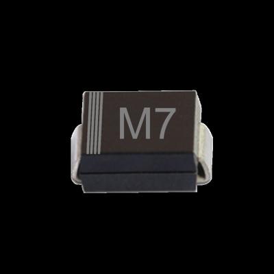 China M7 1N4007 DIODE SMD ORIGAINALSWITCHING DIODE 1N4007 DO-214AC 1A 1000V for sale