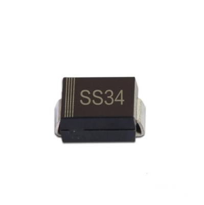 China Maintain Continuity Output Current SS34 DO214AC Smd 3A 40V 1N5822 SCHOTTKY BARRIER RECTIFIERS Diode for sale