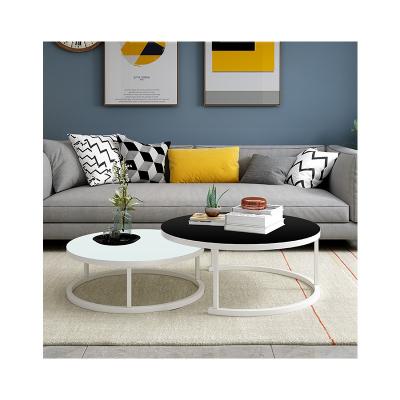 China Adjustable Stylish Living Room Furniture Modern Round Folding Cafe (Other) Side Table for sale