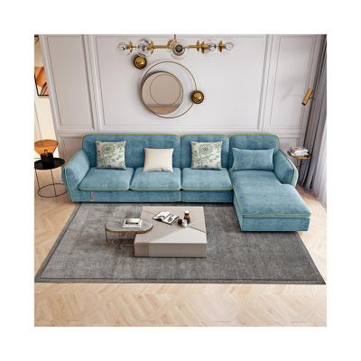 China New Design Adjustable Home Living Room Furniture Modern Bow Velvet Upholstery Fabric Sofa (Other) for sale