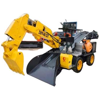 China ELECTRIC HYDRAULIC Mine Tunnel Loader Mini Mucking Rock Loader Mining Diesel Mucking Loader for sale