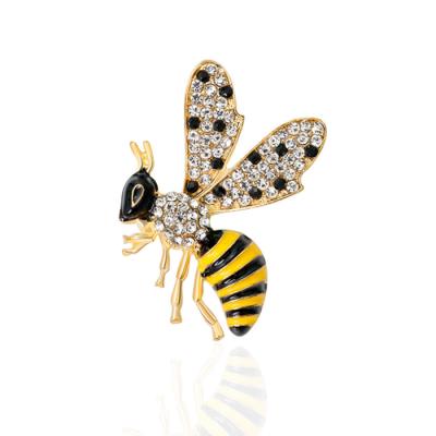 China European and American fashion animal brooch bee insect alloy style clothing decorations for sale