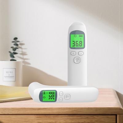 China Digital Forehead Thermometers Free Sample Non Contact Infrared Forehead IR Thermometer Fever Temperature Medical Gun for sale