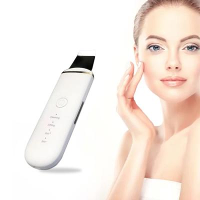 China Male Portable Facial Dead Skin Care Machine Professional Sonic Face Cleaning Spatula Ultrasonic DEEP CLEANSING Skin Scrubber for sale