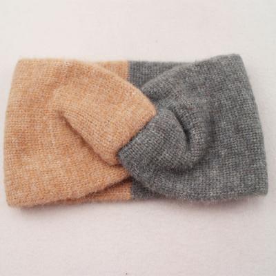 China fashion 85%Acrylic wool-like elastic knit headband knot headband for women for sale