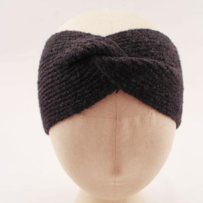 China fashion 85%Acrylic twist elastic knit headband knit headband for women for sale