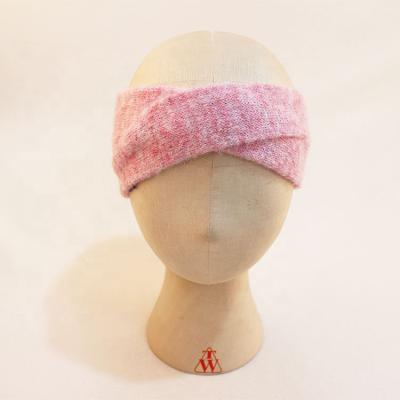 China 24%RP Recycled Yarn Wool Blended Yarn Knit Headband And Knit Headband for sale