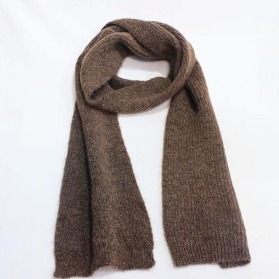 China Soft Slap- 58%Acrylic Good Handfeel Wool Blended Yarn Knit Warm Knitted Scarf Long Winter Scarf for sale