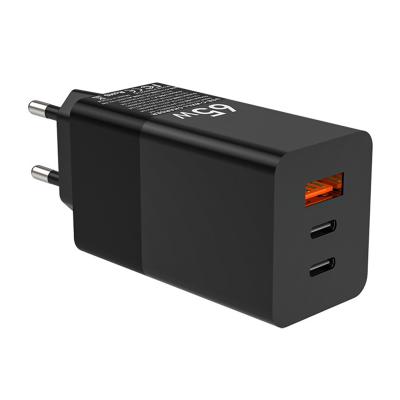 China Wholesale PD3.0 Cell Phone Super Fast Wall Charger Mobile Charger 65W 3 USB Charger for sale