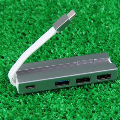 China Charging+Data Transfer Type C Adapter Hub , Usb C To Usb 4 Port 3.0 Usb Hub for sale