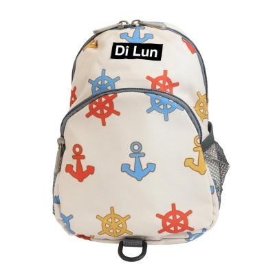 China With Detachable Leash Boys Child Safety Harness Backpack With Leash Toddler Daypack With Leash Sea Sailing Pattern for sale