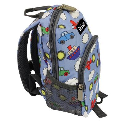 China With Leash Child Backpack Detachable Harness With Leash Toddler Size Daypack Backpack And Boat And Cartoon Cars Pattern for sale