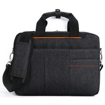 China Black Office Daily Use Casual Briefcase Style Cross - Body Laptop Messenger Bag 13.3