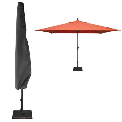 China Outdoor Furniture Waterproof Zipper Cord Base Protective Cover For Sunshade Cantilever Umbrellas for sale