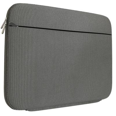 China Protect MacBook and Laptops Gray Neoprene and Lycra Dust Cover Sleeve Bag with Front Accessory Pocket for 13 inch MacBook and Laptops for sale