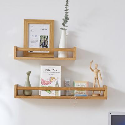 China Gneric Wooden Wall Floating Wall Picture Frame Living Room Bedroom Entryway Nursery Shelf Bathroom Storage Rack for sale