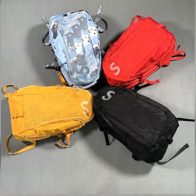 China 2021 Sports Mesh Backpack Fashion Canvas Travel Anti-theft Casual Backpack for sale