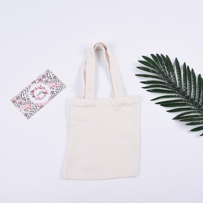 China Custom Handled Tote Bag Cotton Canvas Bag Logo Spot Blank Advertising Canvas Student Bag for sale