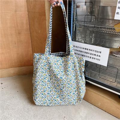 China Shoulder Tote Bag Wholesale 2021 one of the oversized bag women's shopping bag pink blue canvas high quality for sale