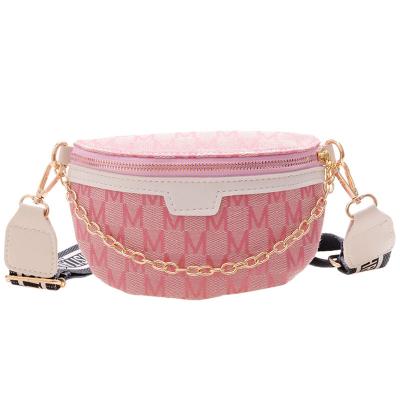 China Fashion 2021 New Arrive Korean Children's Letter Messenger Chest Bag Wholesale Girl's Waist Bag Cross - Body Bag For Kids for sale