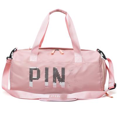 China High quality 2021 fashion new women travel bag sports yoga bag luggage bag with shoe compartment for sale