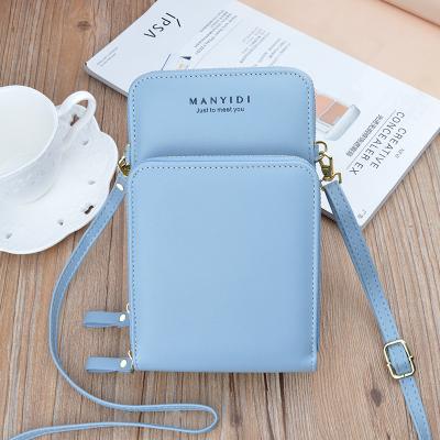 China Daily Life Version Korean Female Fashion Simple Messenger Bag New Mobile Phone Bag for sale