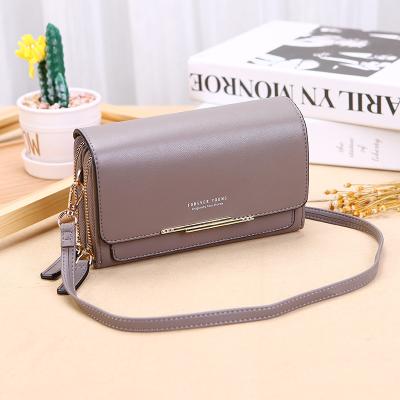 China 2021 New Korean Version Large CapacityWomen Wallet Multi Function Shoulder Bag for sale