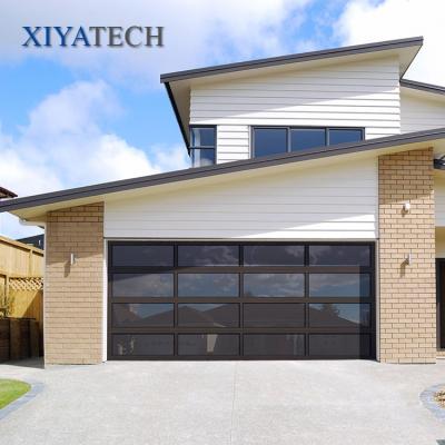 China Top brand windproof aluminum wood panels quality garage door look like with high quality services for sale