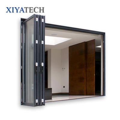 China Manufacturer Canada aluminum sound insulation how much to make accordion glass cost folding doors for Australia customer for sale