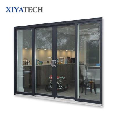 China Quality Project Bulk Order Modern Aluminum Sliding Glass Door With Exterior Security for sale