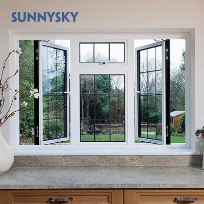 China Folding Screen Simple Design Aluminum Frame Casement Sliding Window For Home for sale