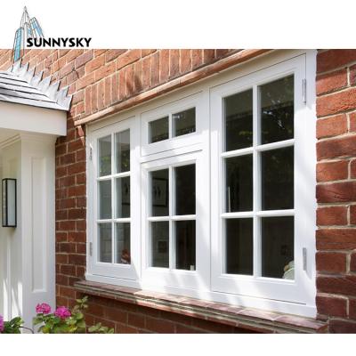 China Black Aluminum Screen Frame Transparency Folding Glass Casement Window For Home for sale