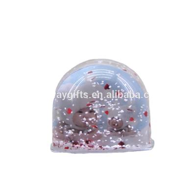 China New World Trend Plastic Empty Photo Frame Water Ball Snow Globe For Home Decorations Souvenir for sale