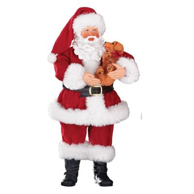 China Home Resin Santa Claus Figurines For Christmas Holiday Handwork Decoration for sale