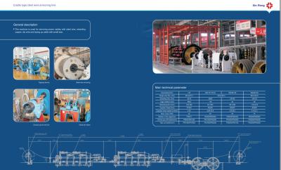 China Cradle type steel wire armoring line for sale